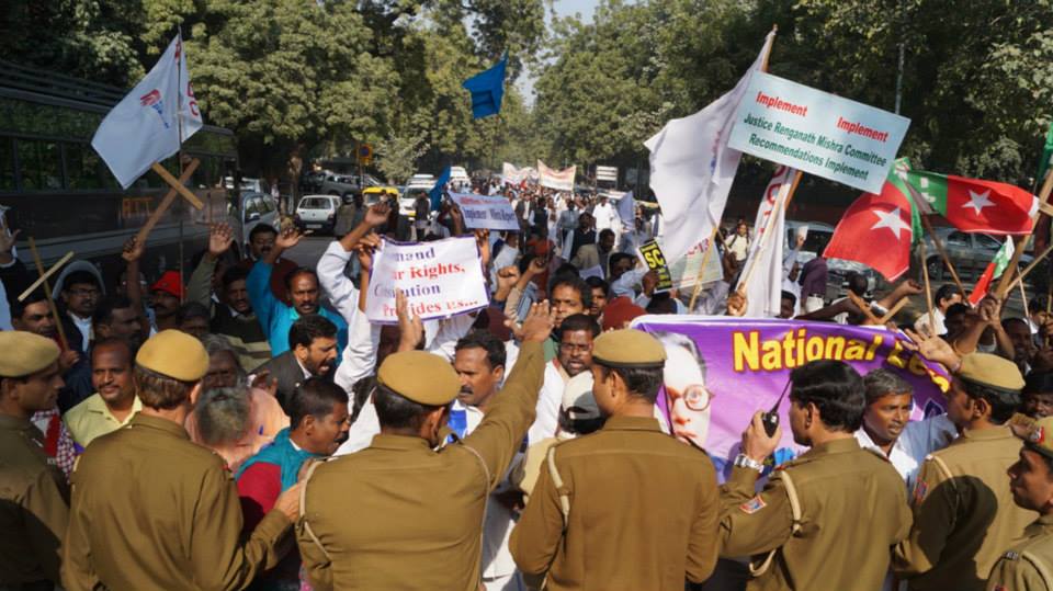 Christians Protest Equal Rights For Dalit Christians Get Arrested Christiantoday India